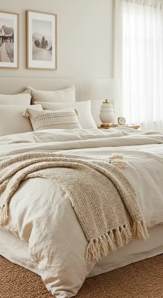 1. Neutral Boho Bedrooms