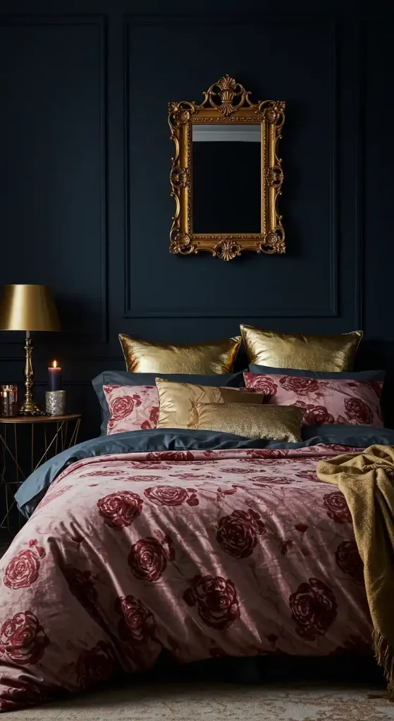 1. Set the Tone with a Dark Color Palette