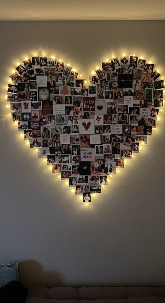 11. DIY Photo Collage Wall