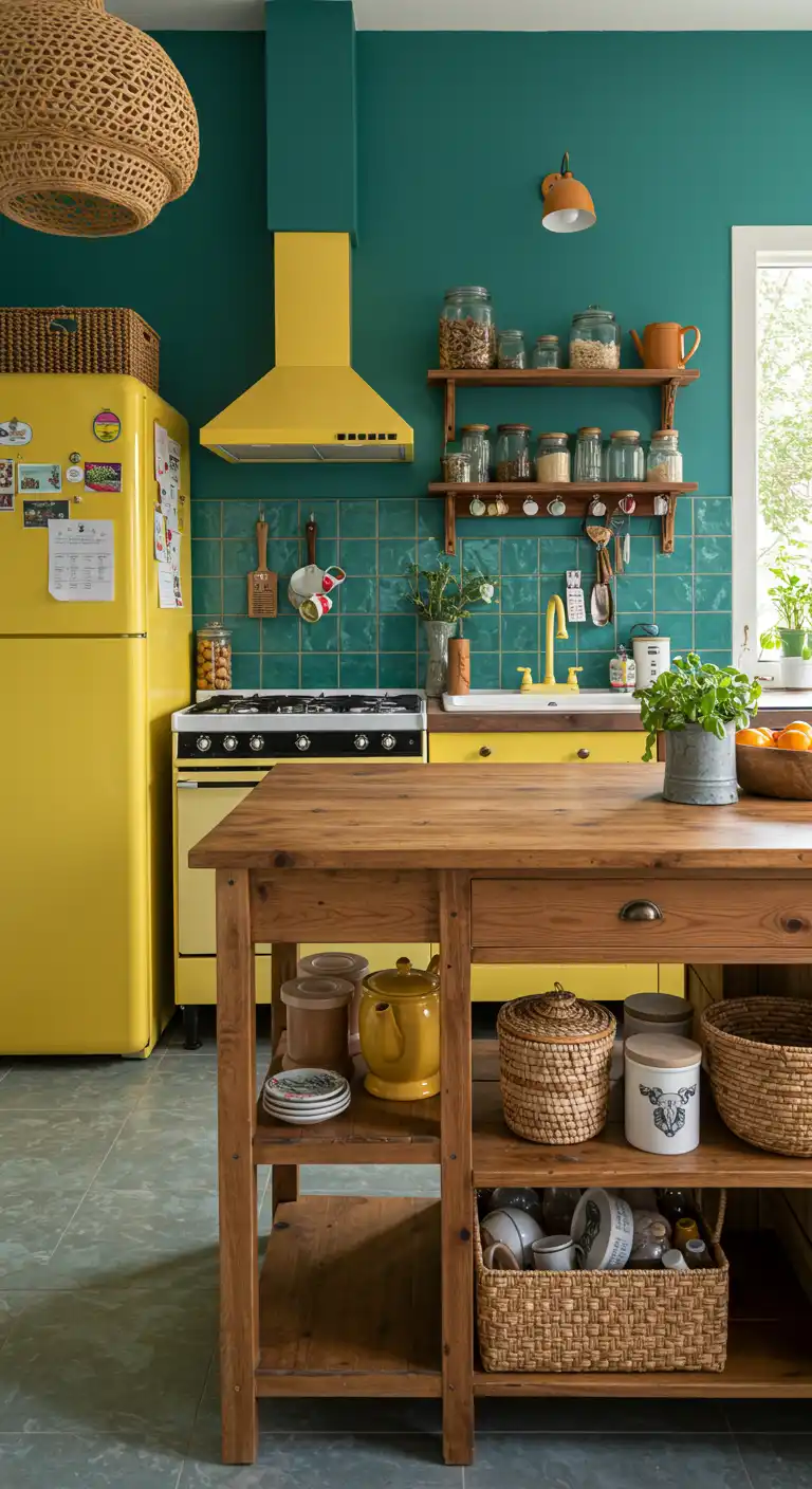 17. Go Bold with a Boho Color Palette