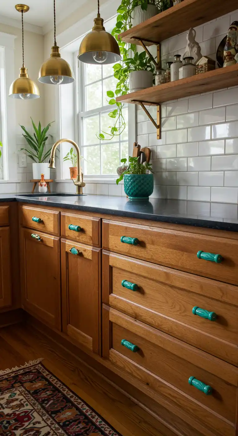 19. Incorporate Boho-Inspired Handles and Knobs