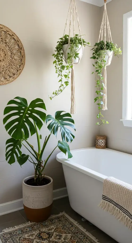 2. Incorporate Plants for a Lush, Natural Feel