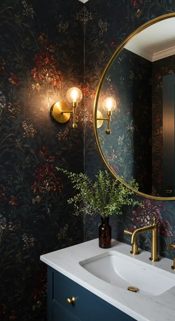 3. Experiment with Bold Wallpaper