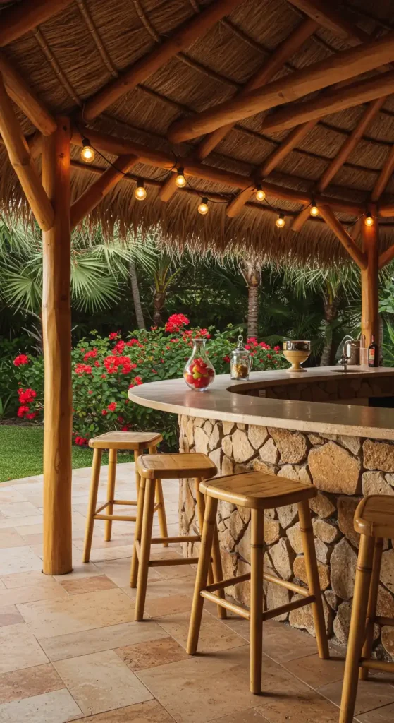 3. Tropical Tiki Bar Theme