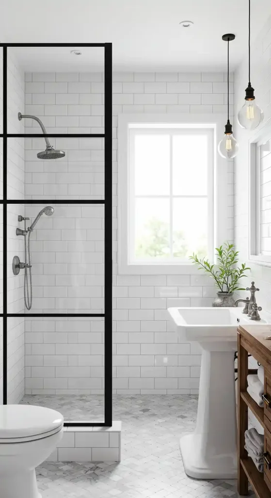 4. Farmhouse Black and White Aesthetic