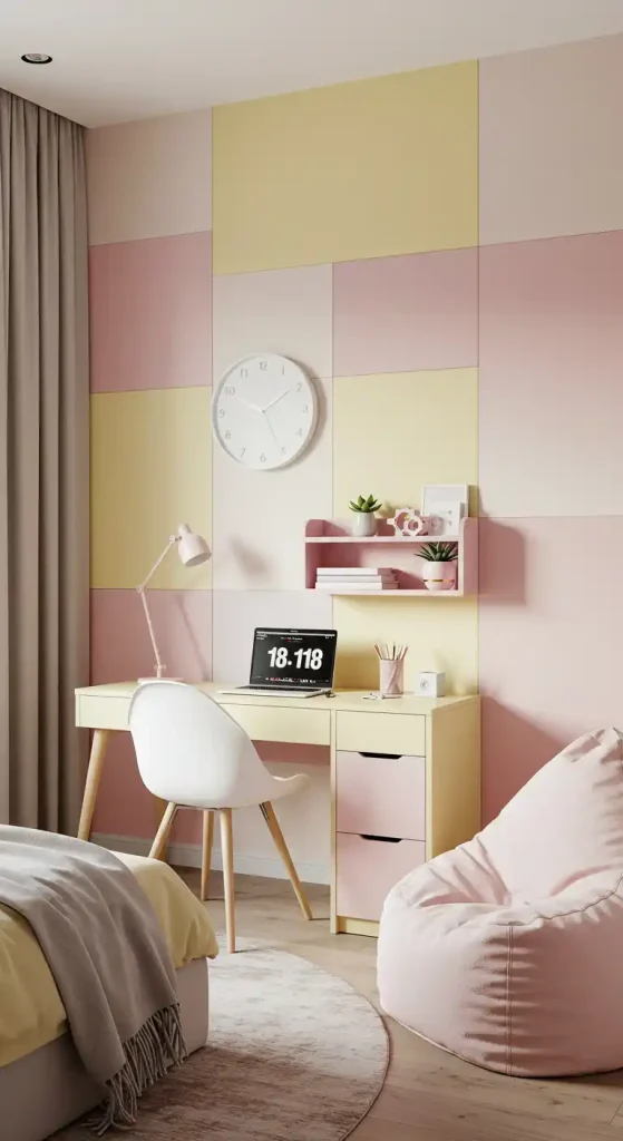 5. Color Block Walls