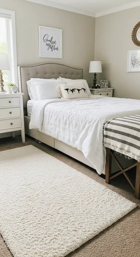 5. Set Up a Cozy Rug