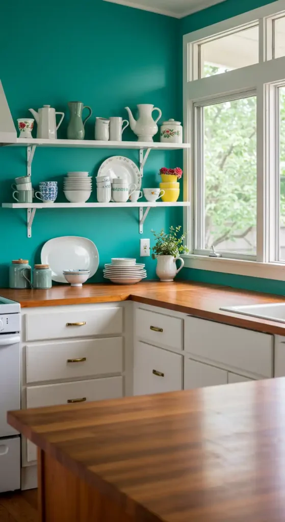 5. Sleek Open Shelving