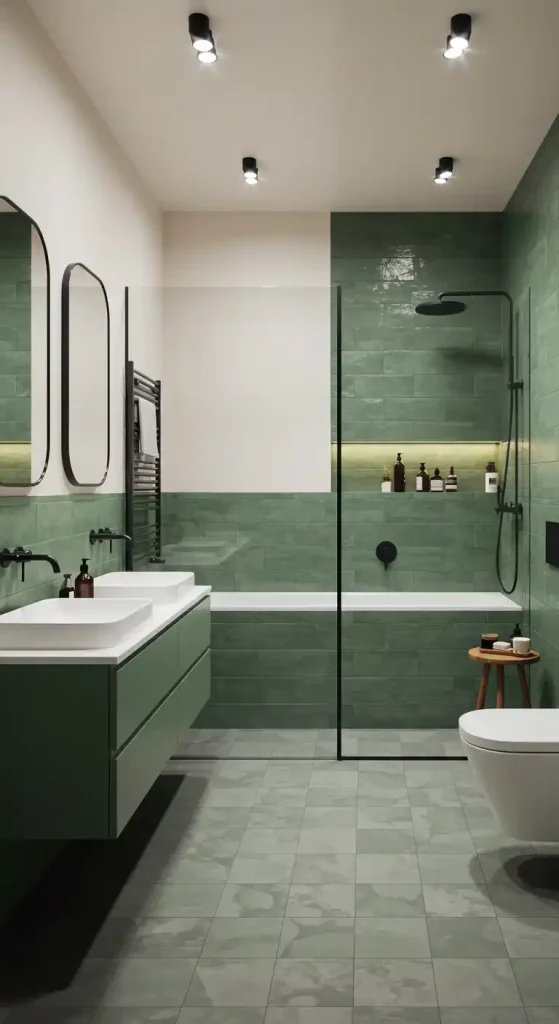 6. Two-Tone Walls for a Modern Twist