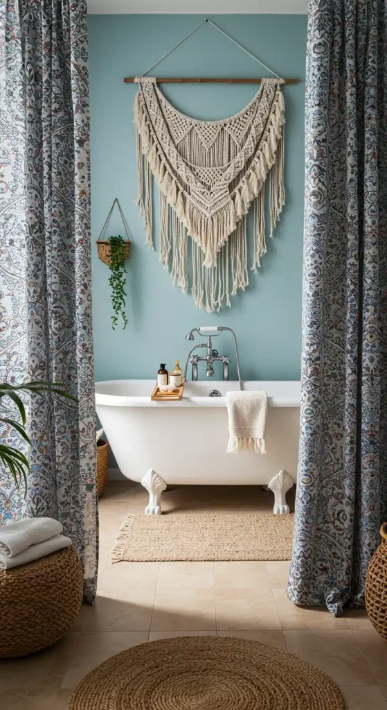 7. Accessorize with Macramé and Textiles