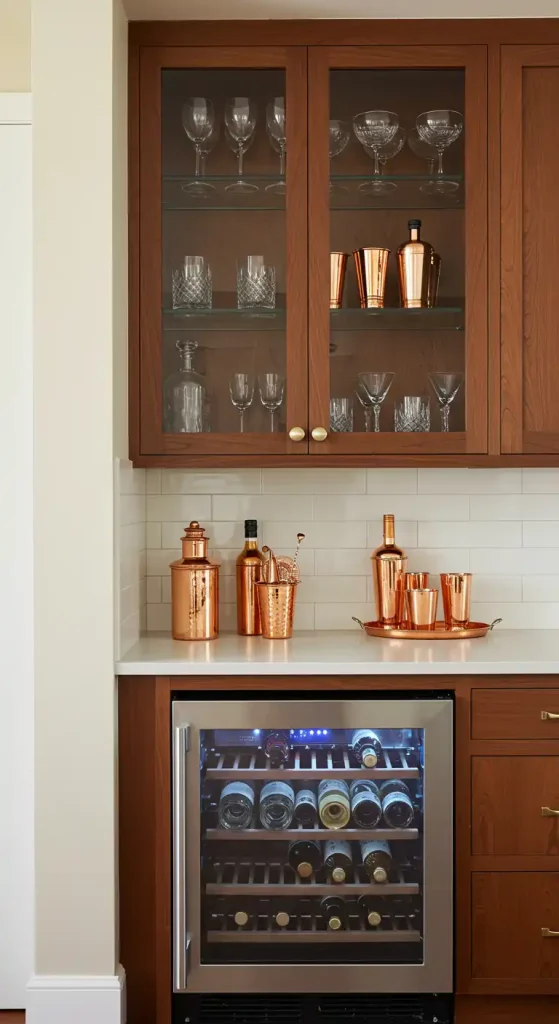 7. Mid Century Modern Bar Area