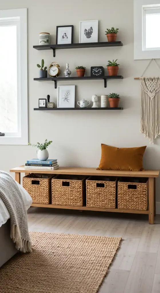 8. Declutter with Stylish Storage