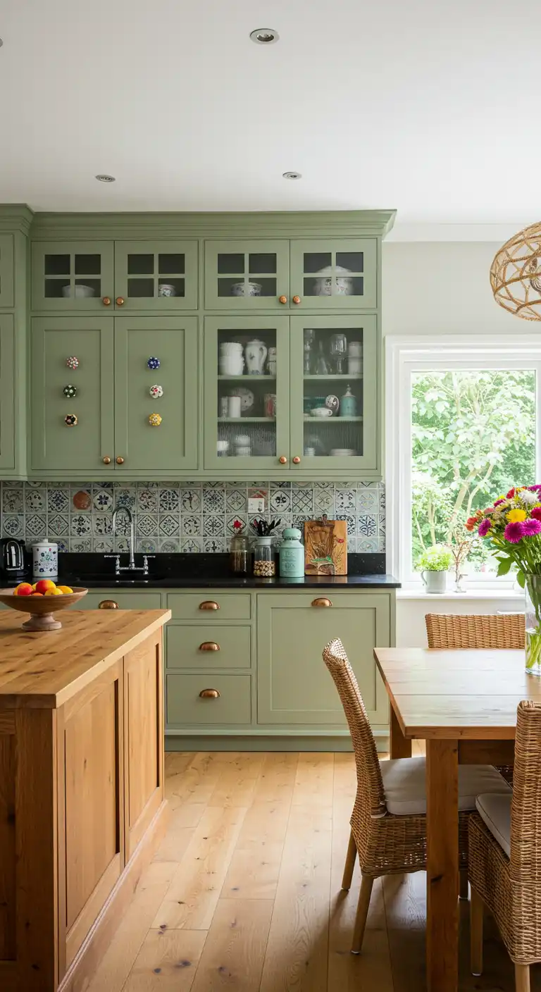 8. Explore Pastel Cabinets