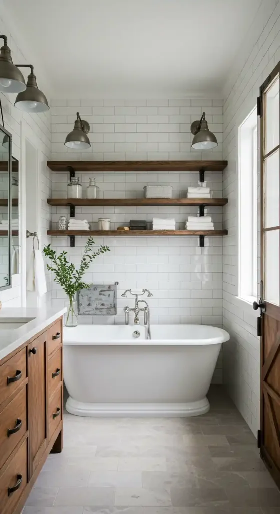 8. Industrial Farmhouse Fixtures