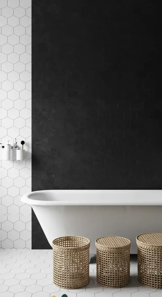 9. Play with Contrasting Textures and Finishes