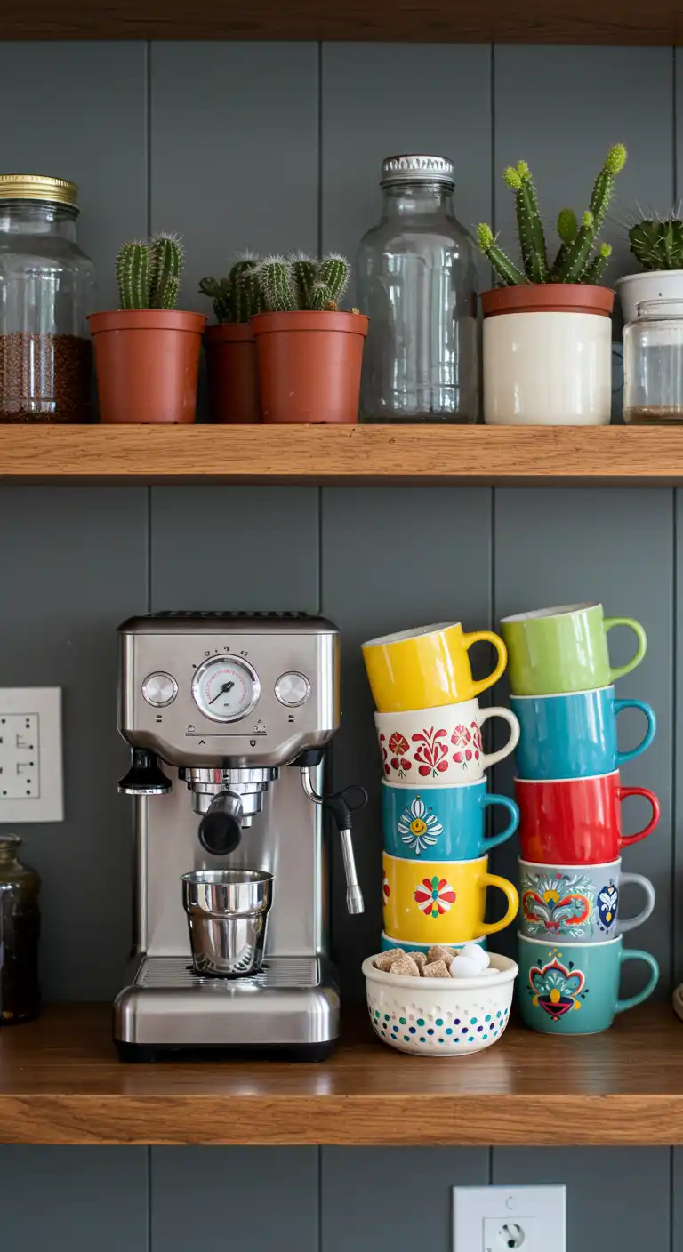 9. Set up an Organized Coffee Station