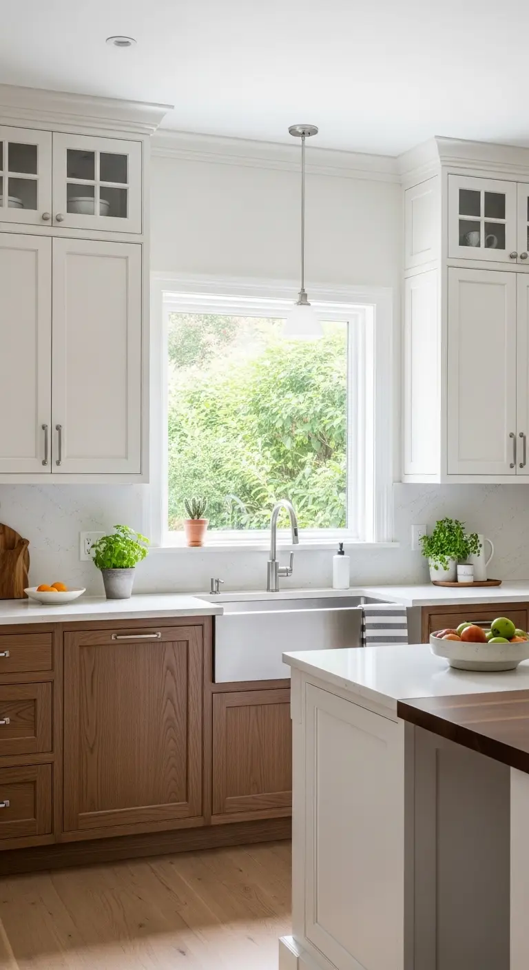 Add Depth with Two-Tone Cabinets