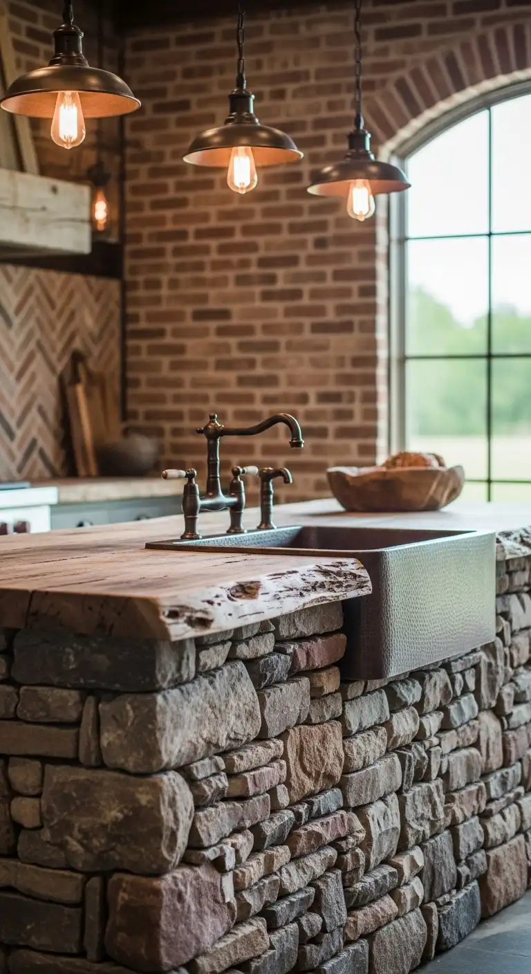 Add Texture with Brick or Stone