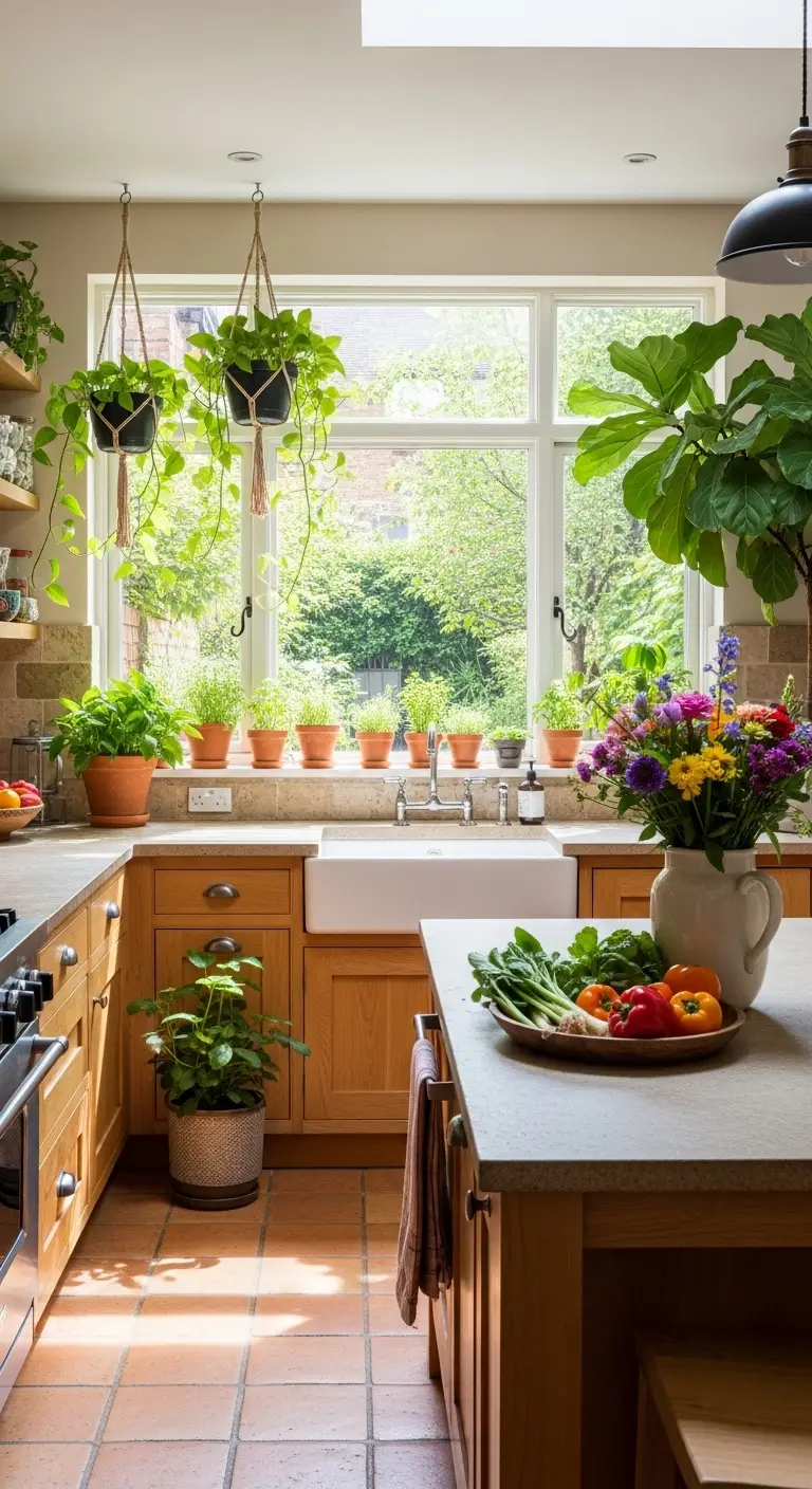 Blend Nature with Your Cooking Space