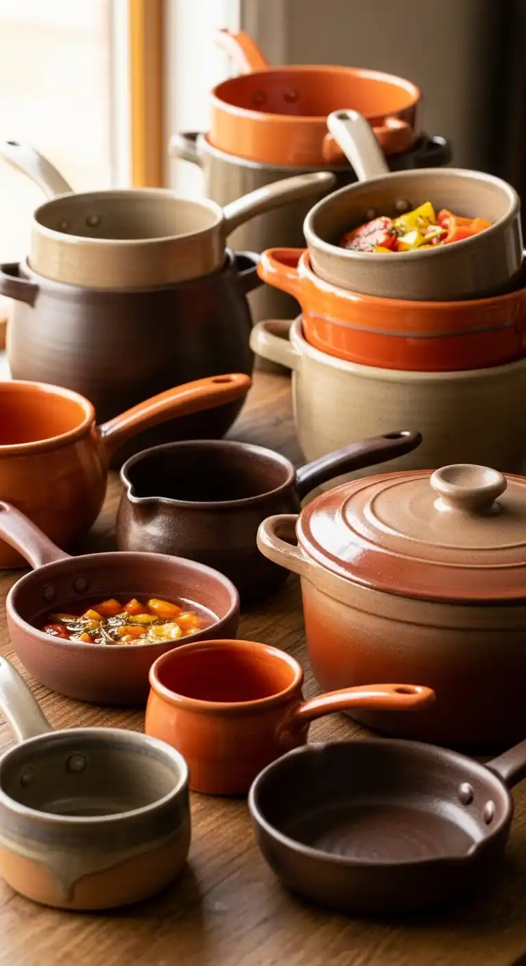 Clay or Ceramic Cookware