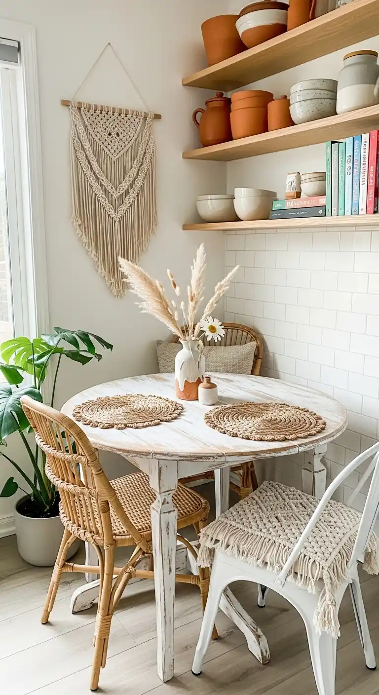 Compact Boho Dining Sets