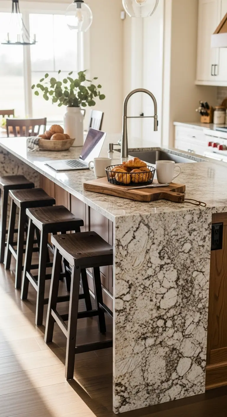 Create a Dining Hub with a Large Overhang