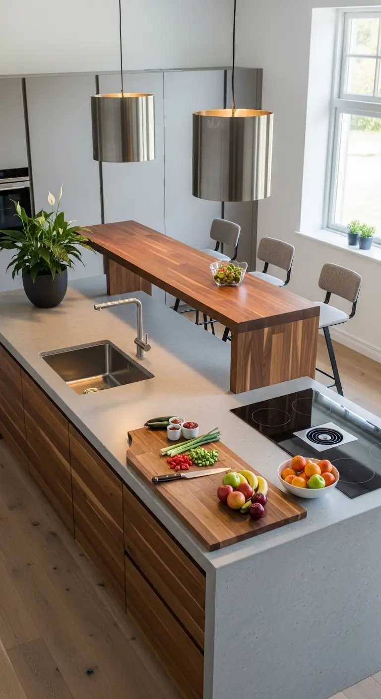 Elevate Functionality with a Multi-Level Island