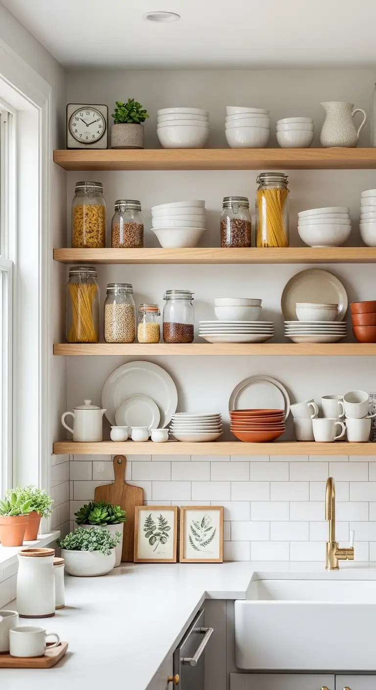 Go All-In on Open Shelving