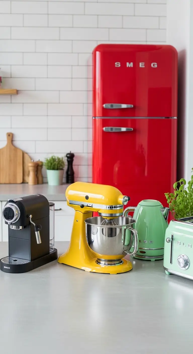 Go Bold with Colorful Appliances