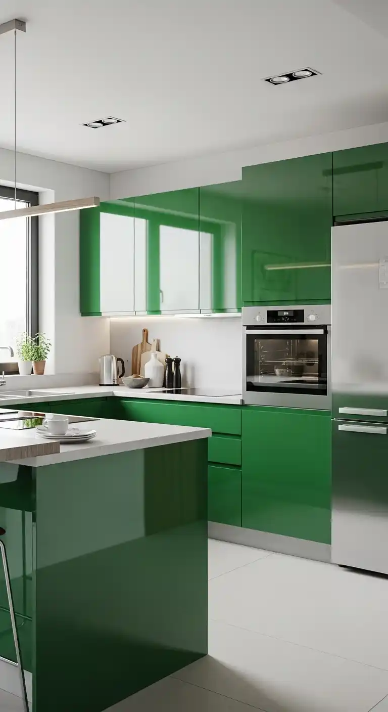 Go Bold with Glossy Green