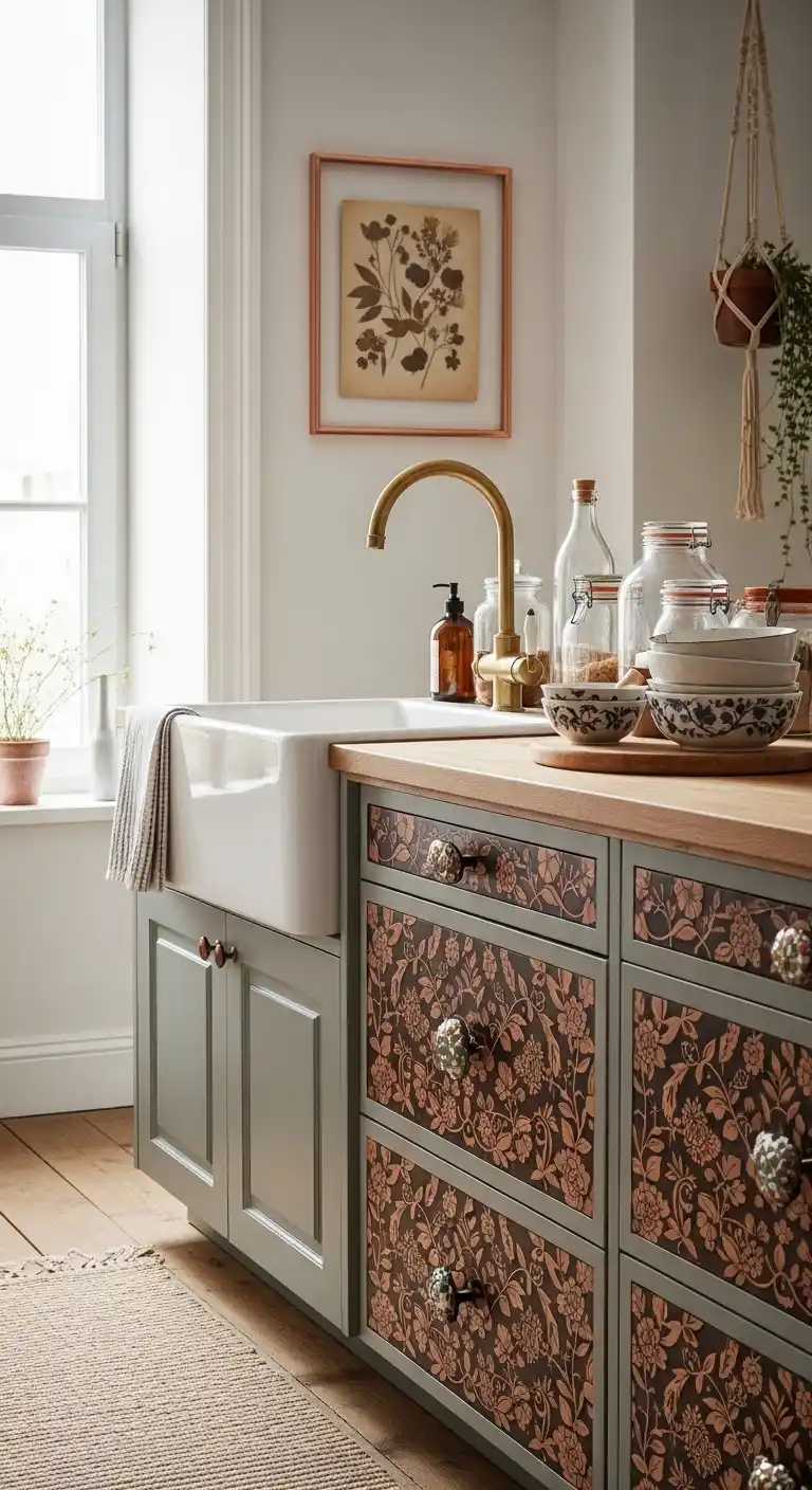 Muted Metallic Accents