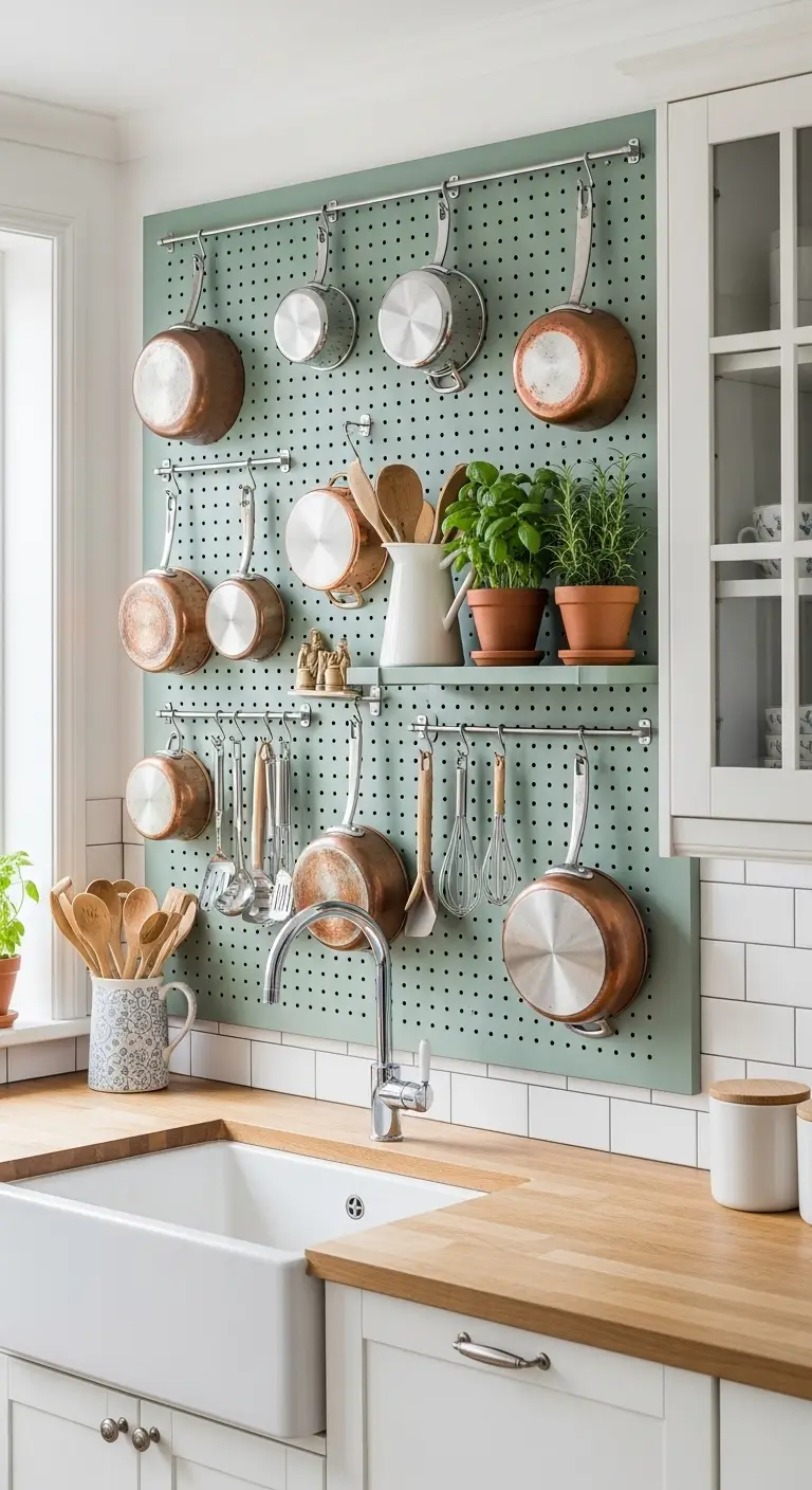 Pegboards for Vertical Storage