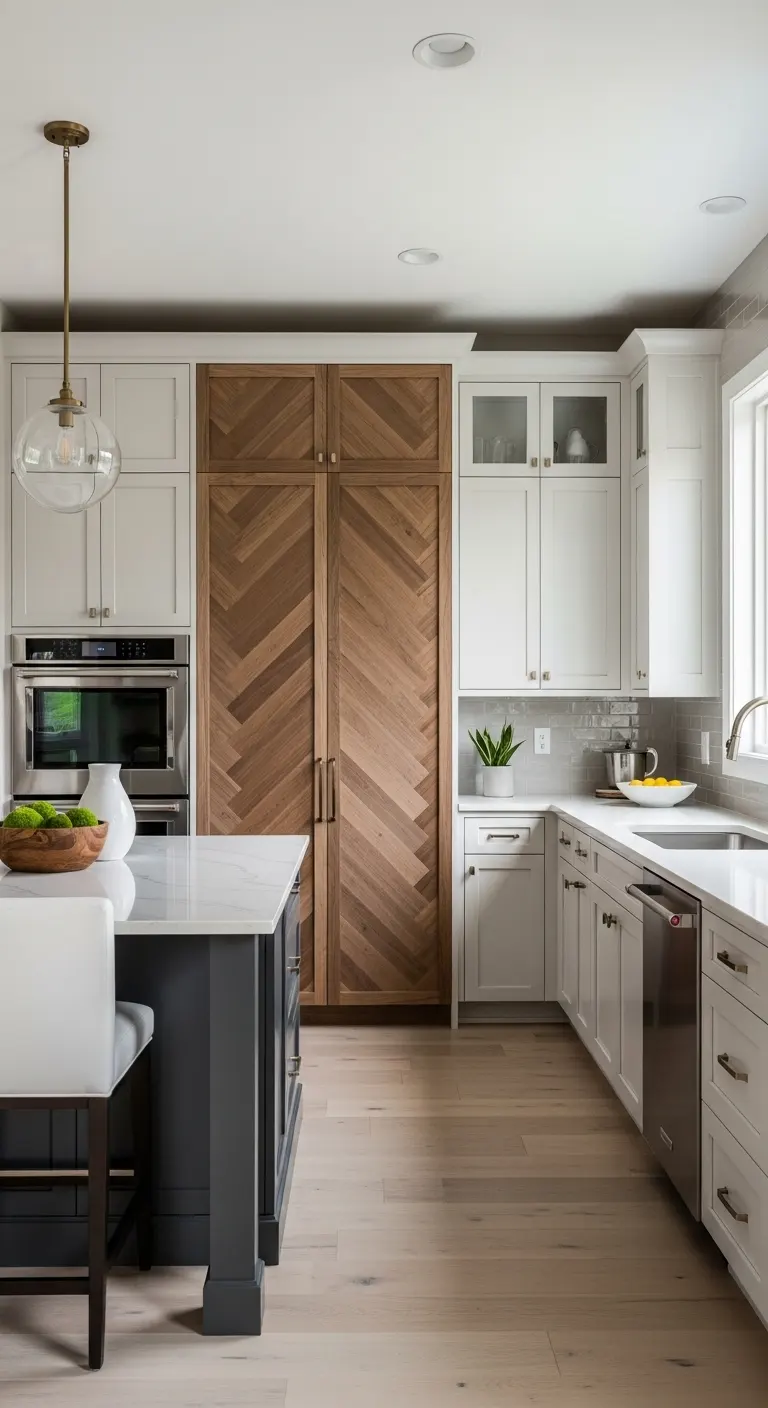 Play with Chevron or Herringbone Panels