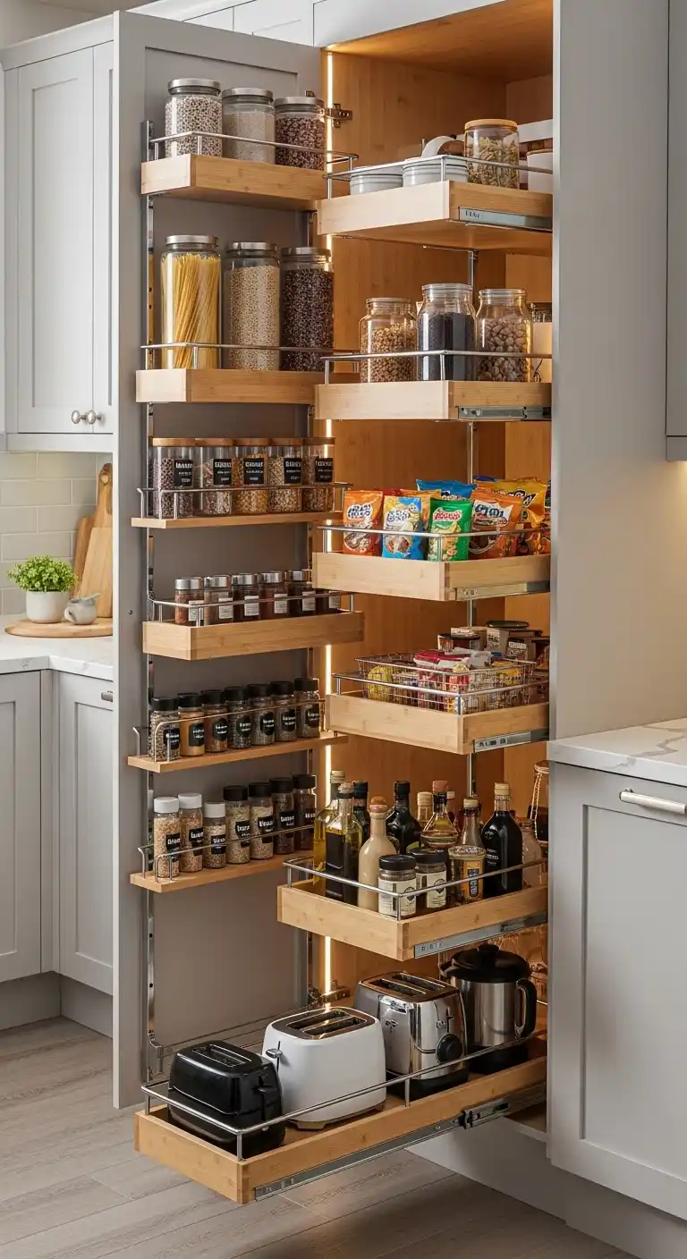Pull-Out Pantry Shelves