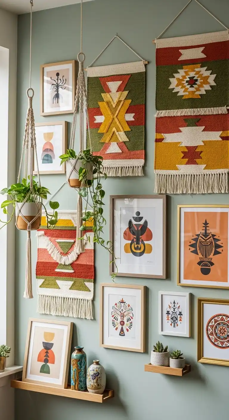 Vibrant Boho Wall Art