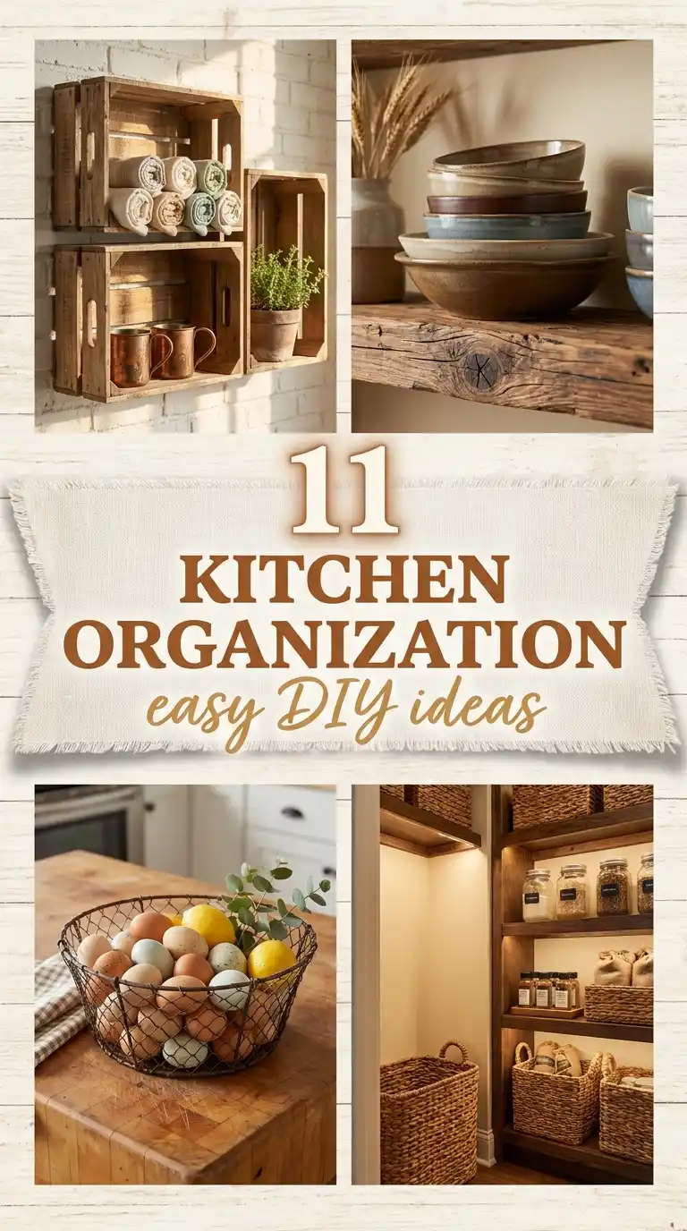 11 DIY Kitchen Organization Ideas