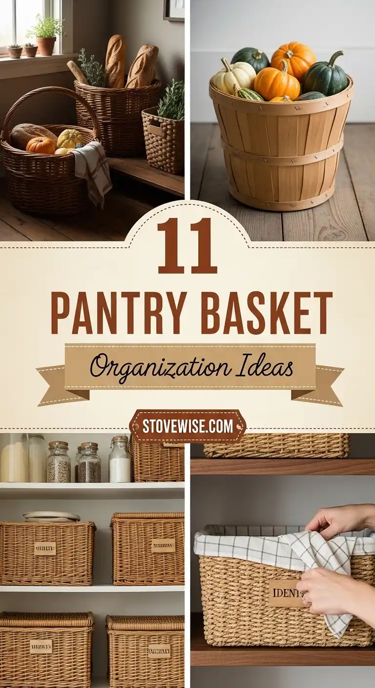 11 Pantry Basket Organization Ideas