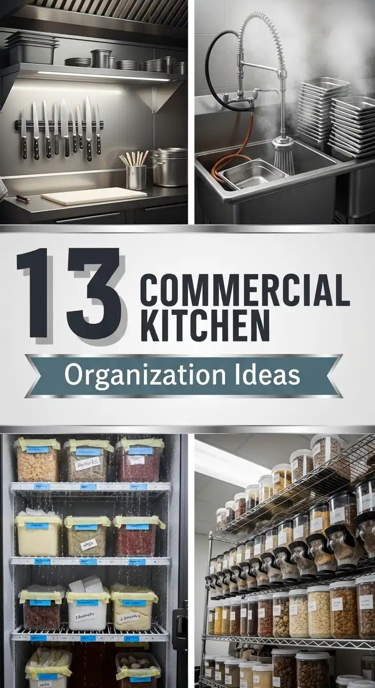 13 Commercial Kitchen Organization Ideas
