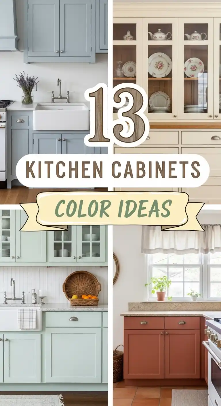 13 Kitchen Cabinets Color Ideas