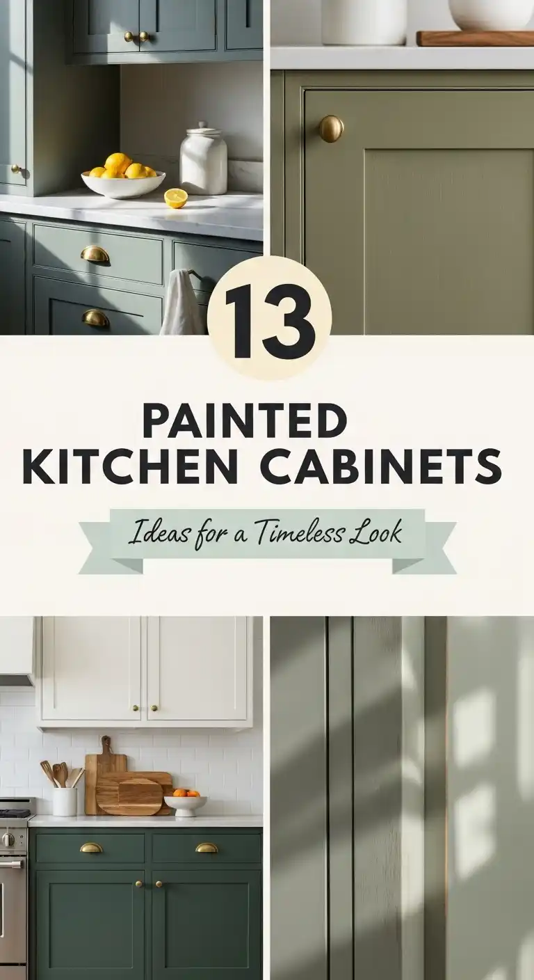 13 Painted Kitchen Cabinets Ideas