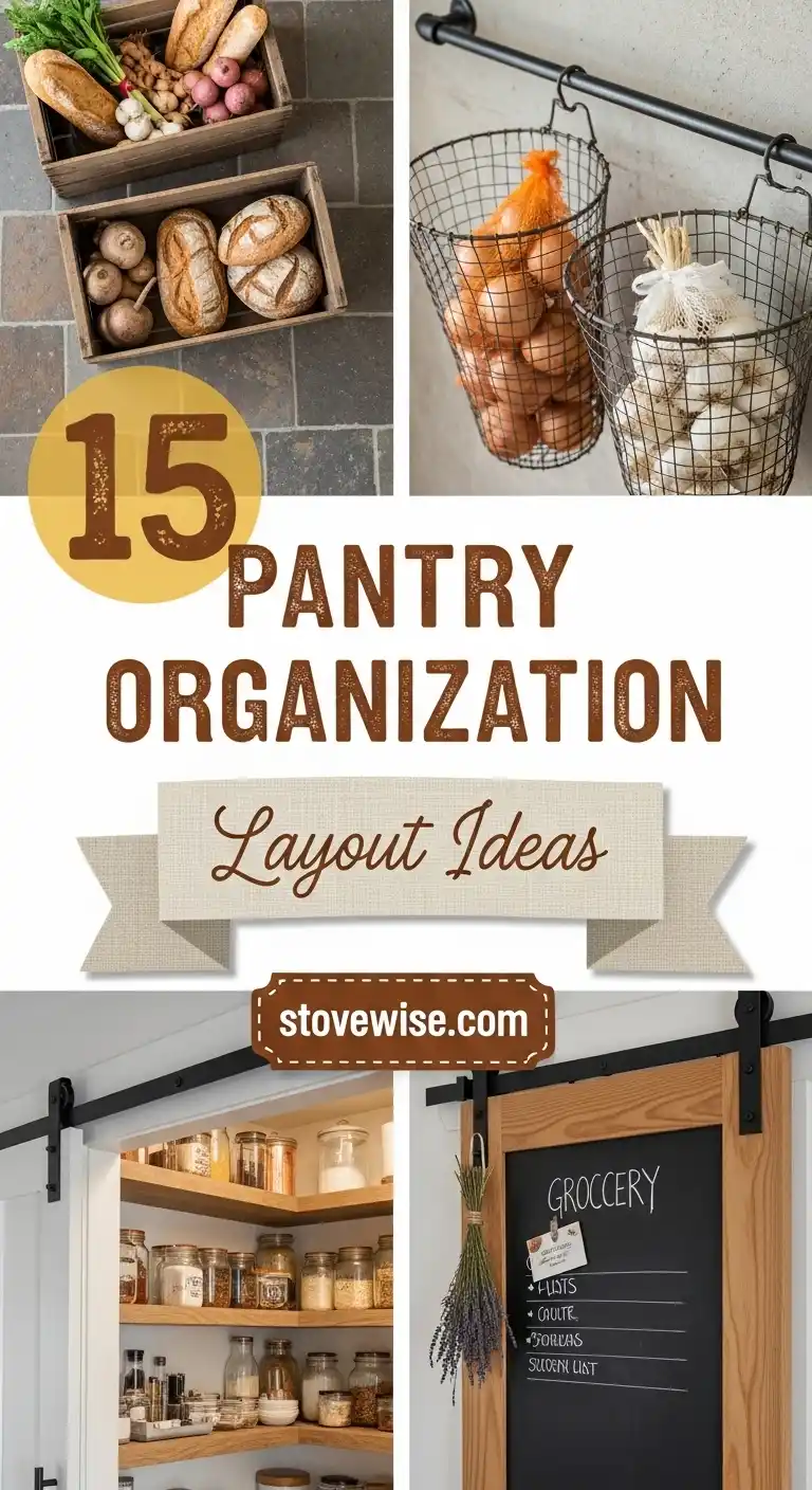 15 Pantry Organization Layout Ideas