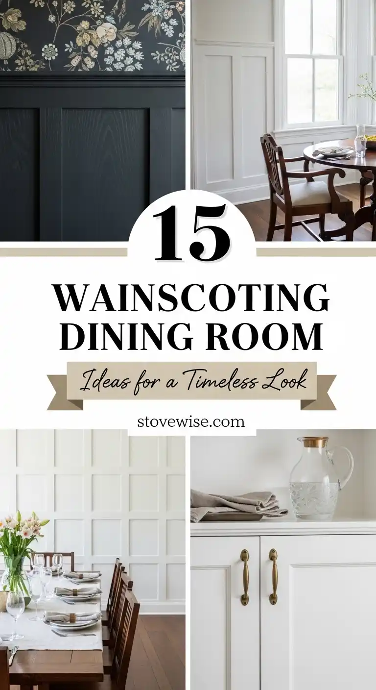 15 Wainscoting Dining Room Ideas