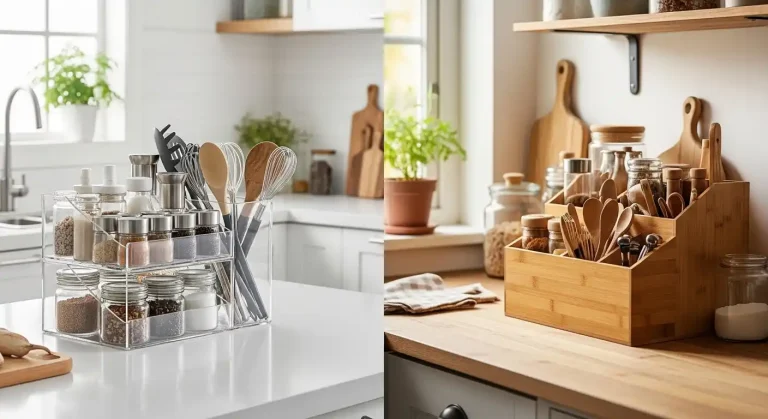 Acrylic vs Wood Organizers