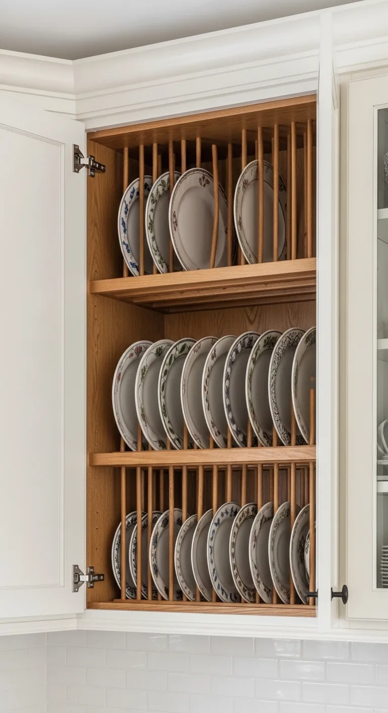 Add Plate Racks for Vertical Interest