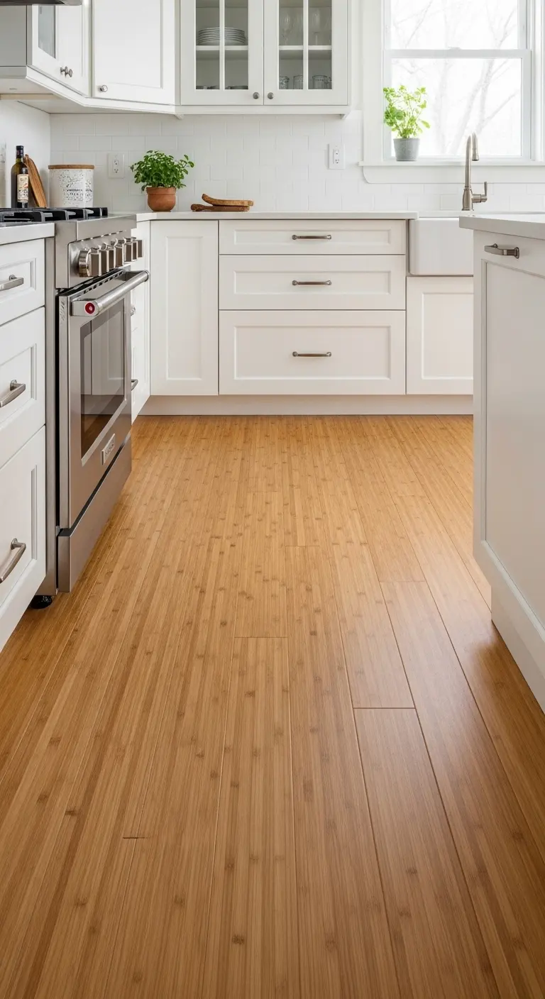 Bamboo Kitchen Flooring for Eco-Conscious Homes