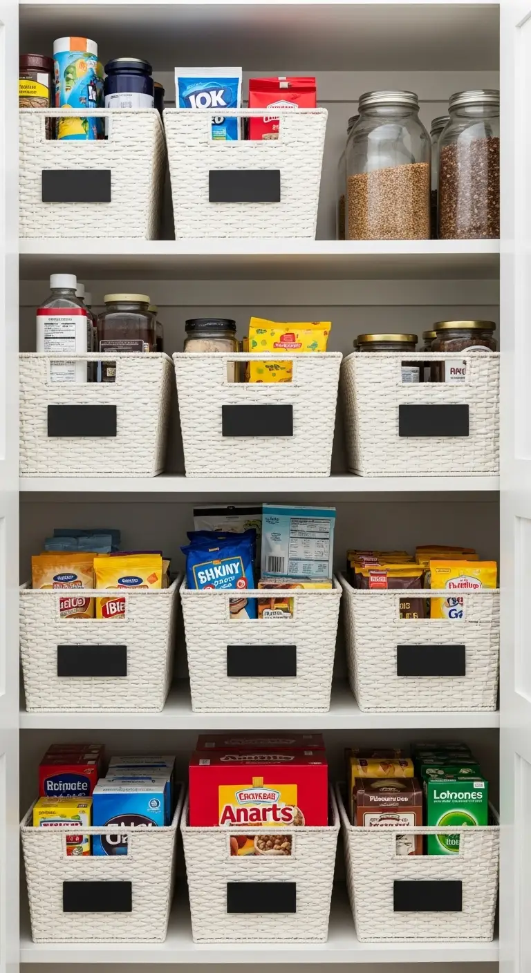 Basket-Based Grouping for Simplified Pantry Organization Systems