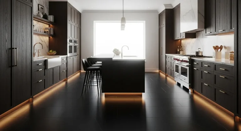 Black Kitchen Flooring Ideas