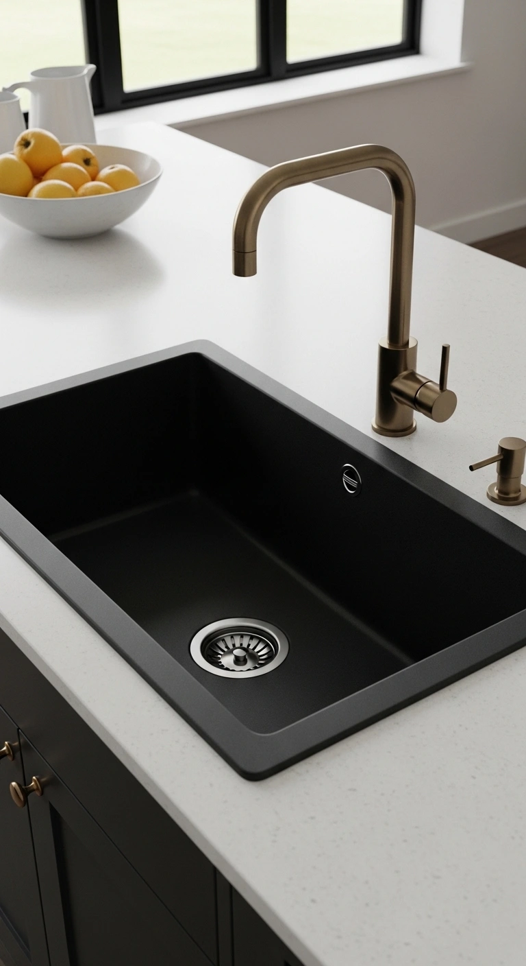 Black Matte Kitchen Sink Design Ideas for Bold Interiors