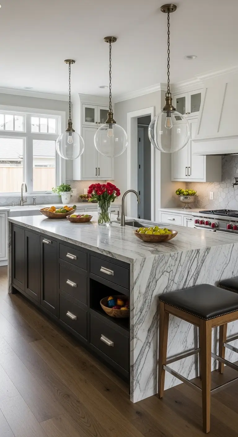 Bold Kitchen Islands as Statement Pieces
