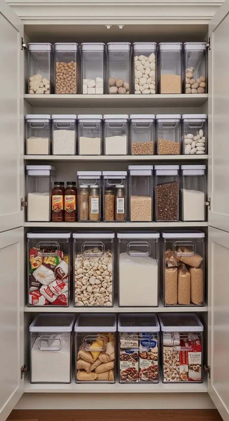 Bulk Storage Segmentation for Efficient Pantry Cabinets Organization Management